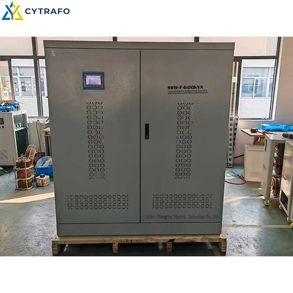 CYTRAFO SBW-F 500–1000kVA Three-Phase Voltage Stabilizer, 500Kva 600Kva 1000Kva, Three phase power regulation equipment