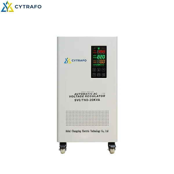 CYTRAFO SVC/TND 15–20kVA 220V Single-Phase Voltage Stabilizer, 15kva 20kva, Single phase power regulation equipment