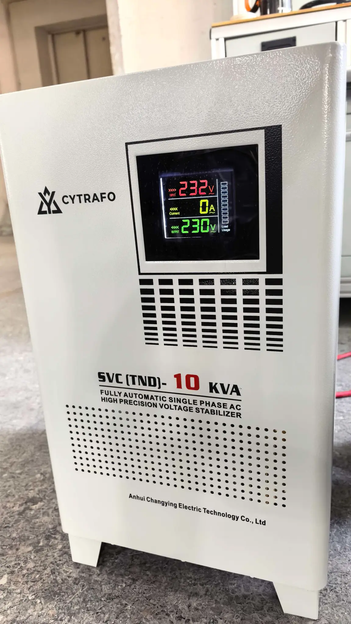 SVC/TND 10kVA Single-Phase Servo Voltage Stabilizer Internal structure and production inspection