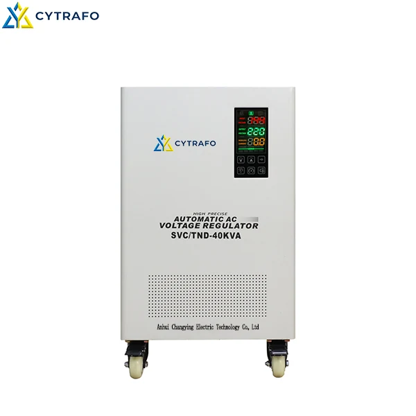 CYTRAFO SVC/TND 25–40kVA Single-Phase Servo Voltage Stabilizer, 25kva 30kva 35kva 40kva, SINGLE PHASE power regulation equipment