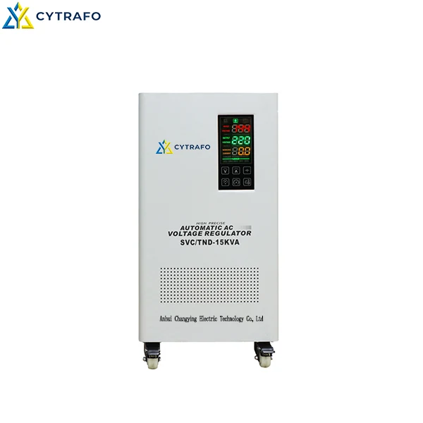 CYTRAFO SVC/TND 5–30kVA Single-Phase Servo Voltage Stabilizer, 5KVA 10KVA 15KVA 20KVA 30KVA, Single phase power regulation equipment