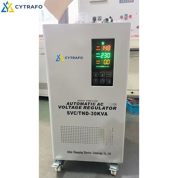 CYTRAFO SVC/TND 20–30kVA 220V Single-Phase Servo Voltage Stabilizer, 30kva  20kva, SINGLE PHASE power regulation equipment