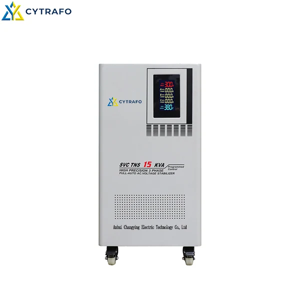 CYTRAFO SVC/TNS 15–40kVA 380V Three-Phase Servo Voltage Stabilizer, 15KVA 25kva 30kva 35kva 40kva, Three phase power regulation equipment