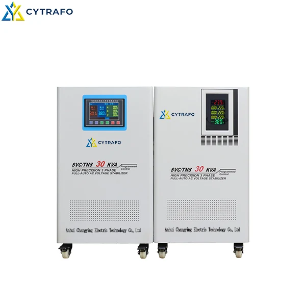 CYTRAFO SVC/TNS 30kVA 380V Three-Phase Servo Voltage Stabilizer, 30KVA, Three phase power regulation equipment