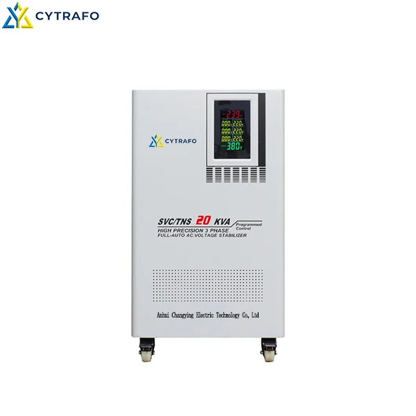 CYTRAFO SVC/TNS 20–40kVA Three-Phase Automatic Voltage Stabilizer, 20KVA 30kva 40Kva, Three phase power regulation equipment