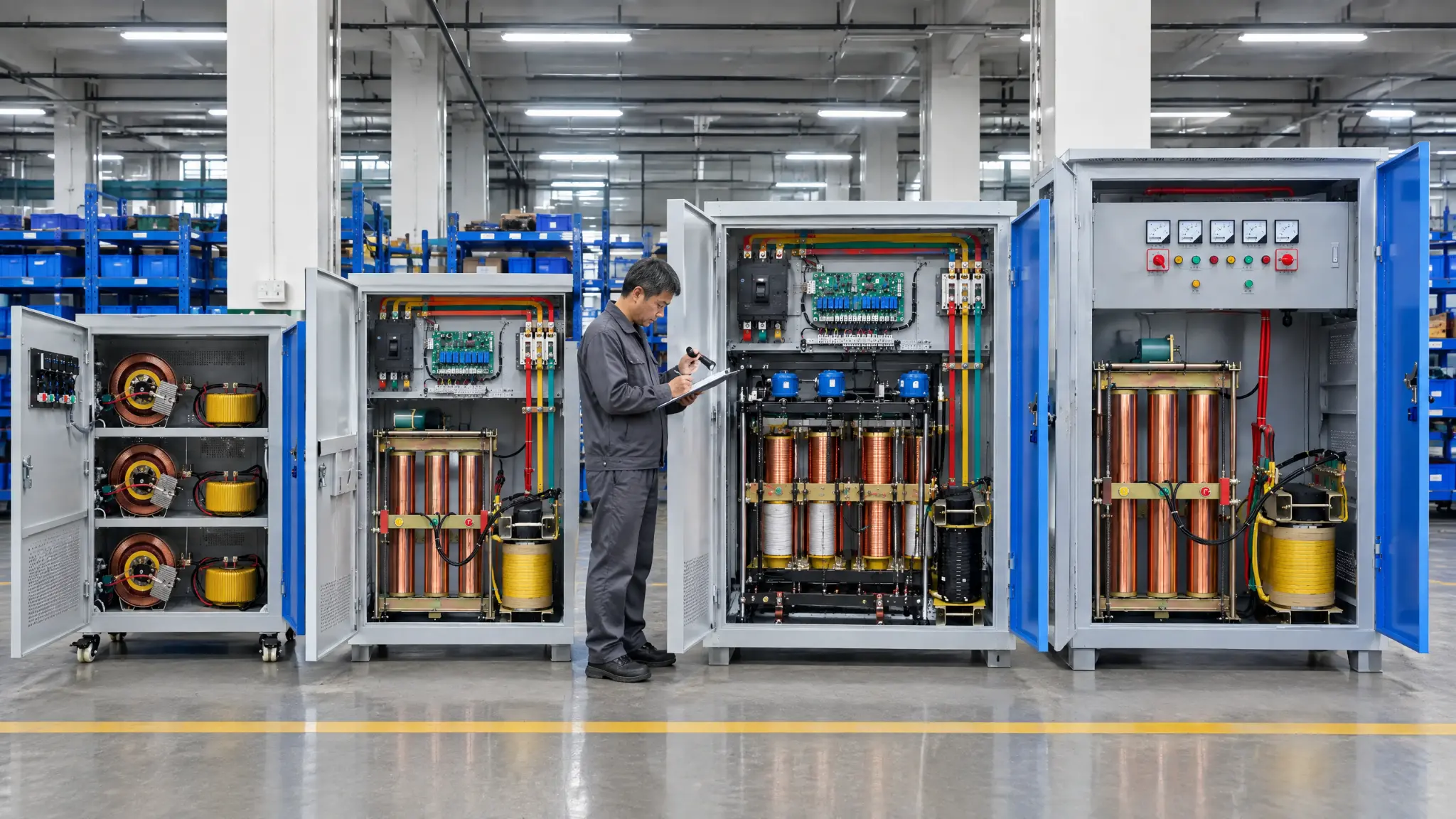 CYTRAFO compact and floor-standing automatic voltage stabilizer range